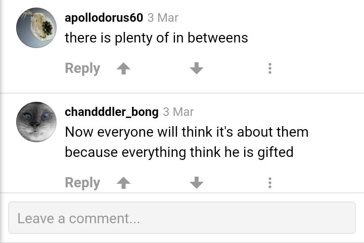 Ce n'est pas l'un ou l'autre
Maintenant tout le monde va penser que ça parle d'eux parce que tout le monde pense qu'il est surdoué